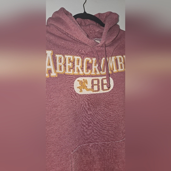 Vintage Abercrombie & Fitch Men's Mauve Sweater B3 - Picture 2 of 5